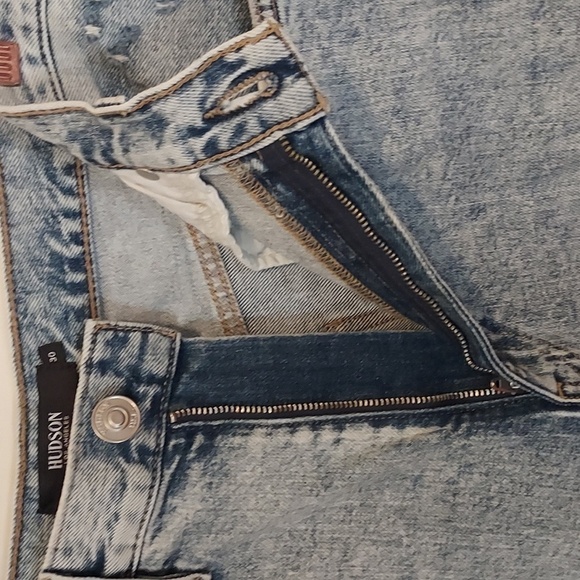 Hudson Jeans Jade High Rise Straight Loose Fit Jeans - Picture 12 of 12